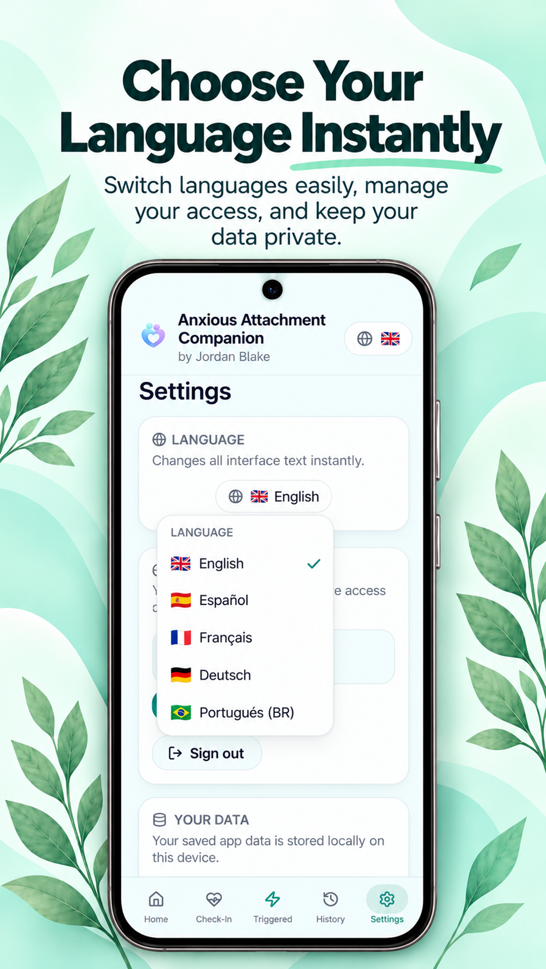 Choose Your Language Instantly